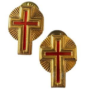 2 Vintage VHB gold Masonic pins